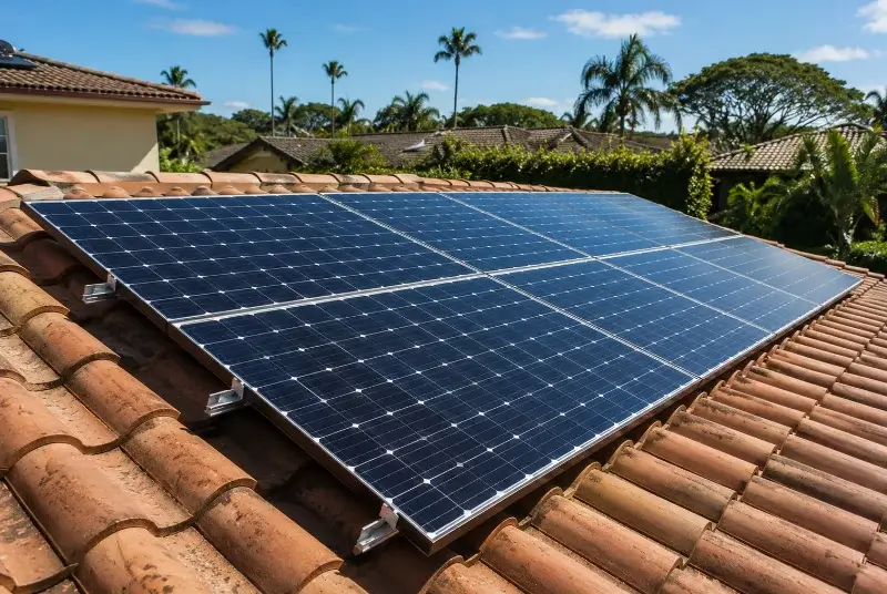 Installation de panneaux solaires à Llauro